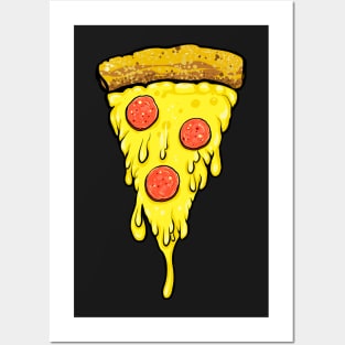 Pizza slice Posters and Art